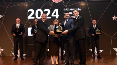 Gaziantep Sanayi Odası (GSO) tarafından düzenlenen Gaziantep'in Yıldızları Ödül Töreninde