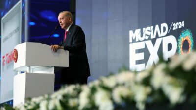 Cumhurbaşkanı Recep Tayyip Erdoğan, TÜYAP Fuar Merkezi'nde düzenlenen Uluslararası İş