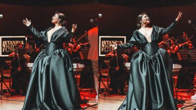 Şarkıcı Sibel Can'ın son konserlerinde giydiği kostüm sosyal medyada uzun