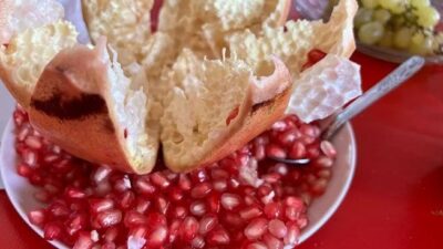 Genç girişimci, atık nar kabuklarından deri imal etti. Üretilen ürün,