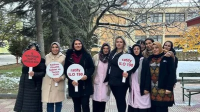 Öz İplik İş Sendikası Kadın Komitesi Başkanı Fulya Pınar Özcan,