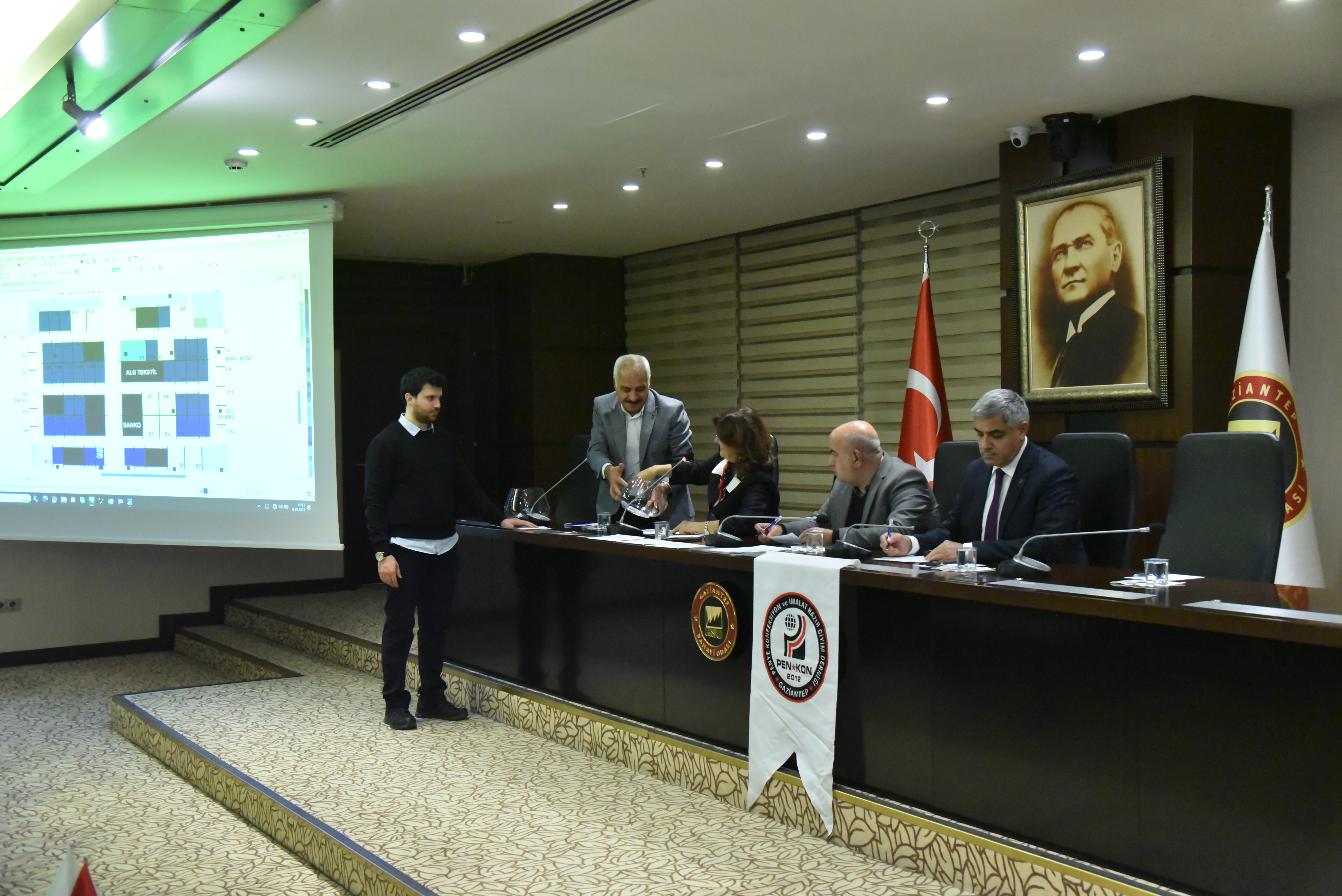 Pentex Fuarı’nın kura çekimi Gaziantep Sanayi Odası (GSO) ev sahipliğinde