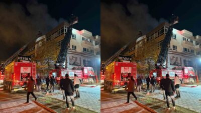 Batman’da bir tekstil atölyesinde gece saatlerinde çıkan yangın, itfaiye ekiplerince