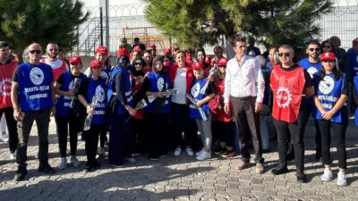 DİSK'e bağlı Tekstil İşçileri Sendikası, İstanbul merkezli TYH Tekstil'in Manisa'nın