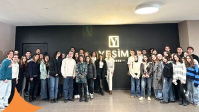 İstanbul Teknik Üniversitesi (İTÜ) Tekstil Mühendisliği Kulübü üyeleri Yeşim Grup'un