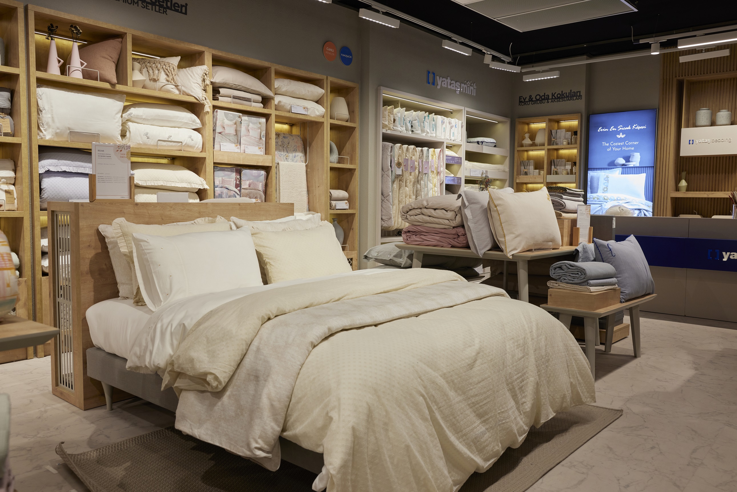 Yataş Grup; Yataş Bedding, Enza Home, Puffy ve Divanev markalarıyla