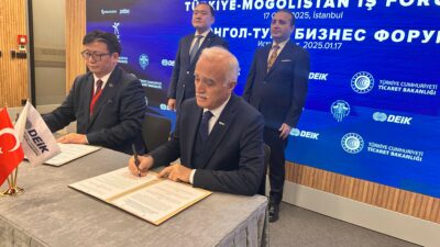 Türkiye ile Moğolistan arasında ticari işbirliğini geliştirmek amacıyla mutabakat zaptı