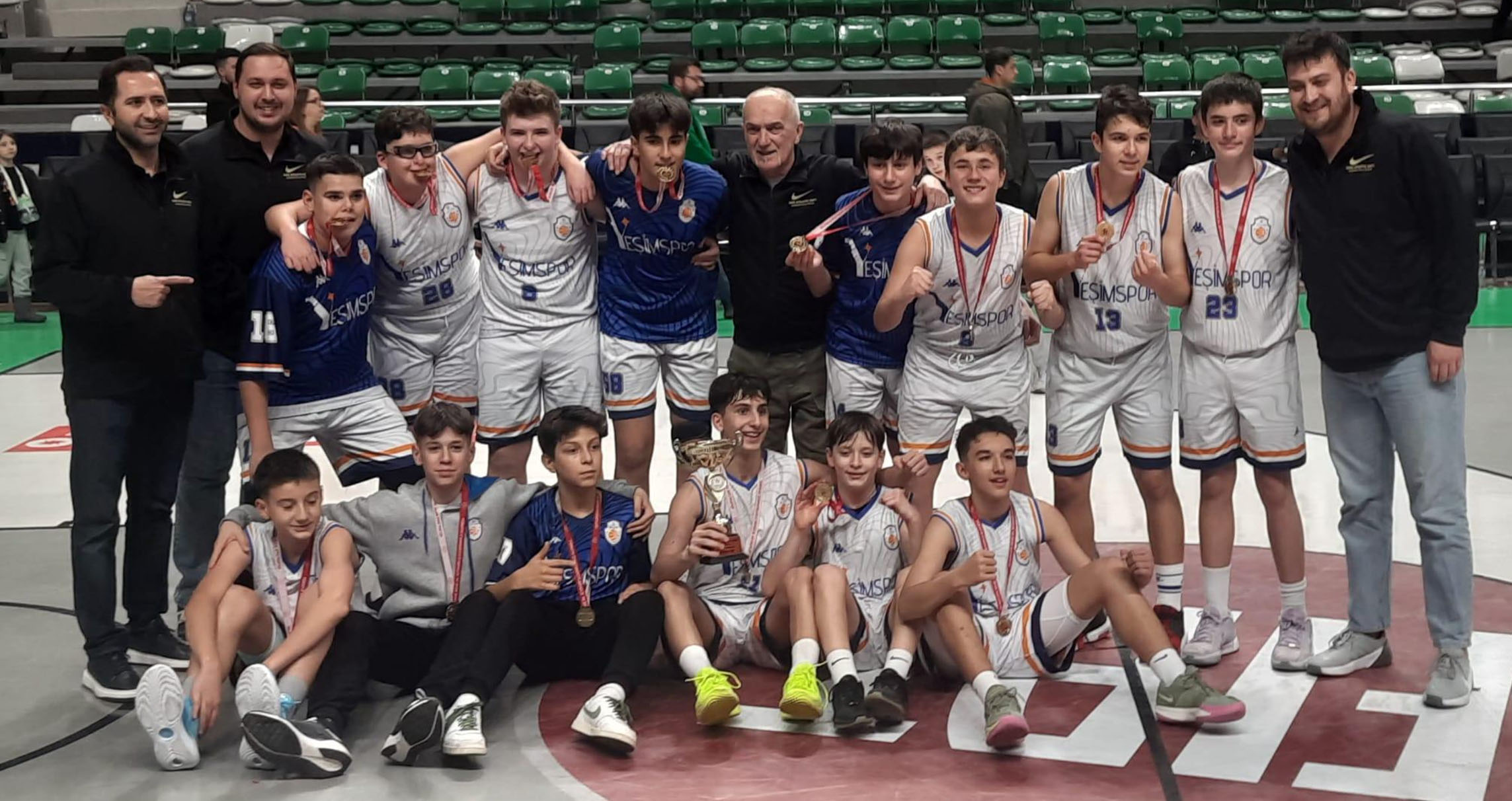 Yeşim Spor U14 Basketbol Takımı, Bursa U14 Erkekler Ligi’nde namağlup