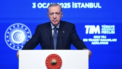 Cumhurbaşkanı Erdoğan, "Yılın tamamında ihracat rakamlarında Cumhuriyet tarihinin rekoruna imza