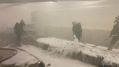 Kahramanmaraş'taki bir tekstil fabrikasında çıkan yangın paniğe yol açtı.