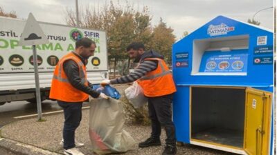 Batman Belediyesi, tekstil ve giysi atıkları kumbara sayısını artırarak kent