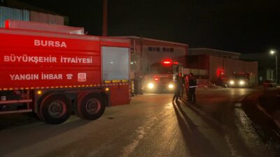  Bursa'nın İnegöl ilçesinde faaliyet gösteren bir tekstil fabrikasında 15 gün