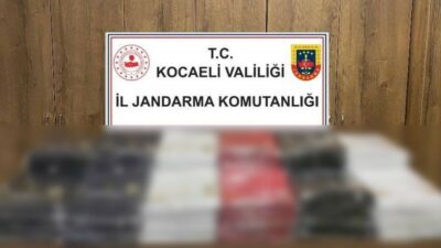 Kocaeli'nin Körfez ilçesinde düzenlenen operasyonda ünlü markalara ait bin 500
