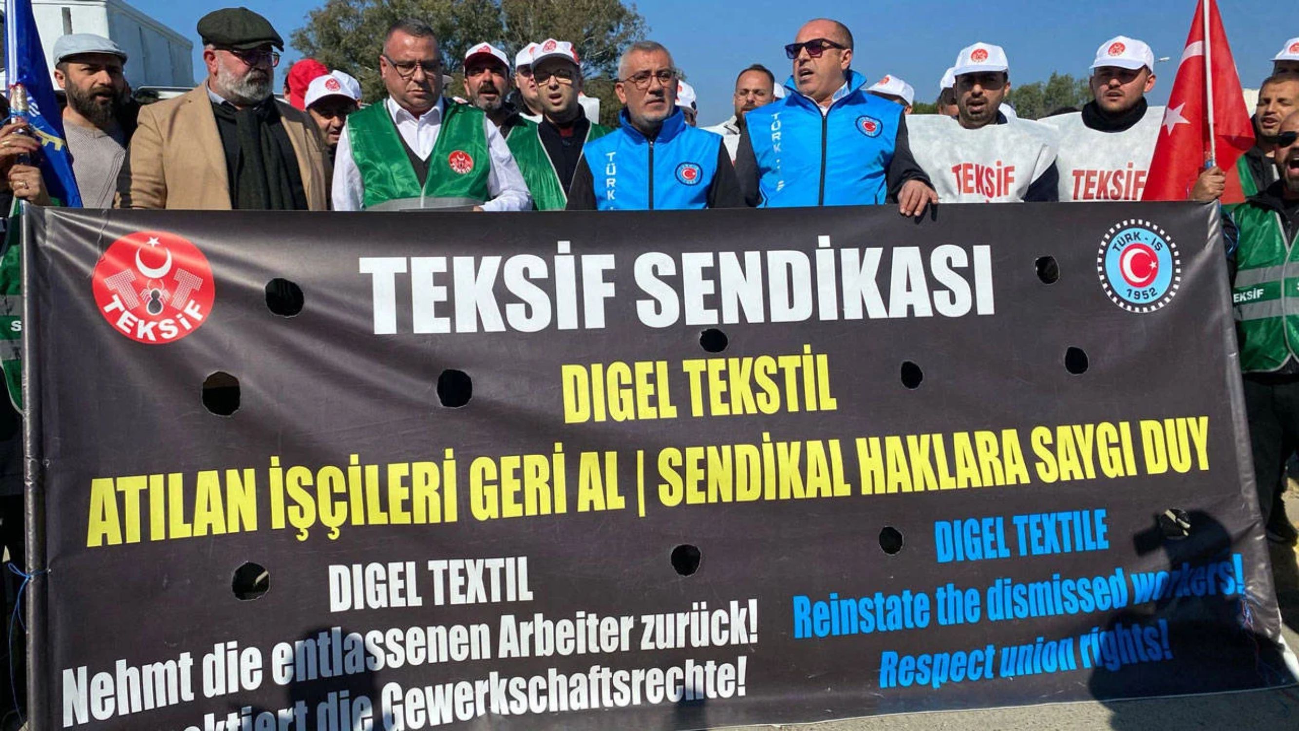 İzmir’de faaliyet gösteren Almanya menşeili Digel Tekstil AŞ'nin TEKSİF Sendikası’nın