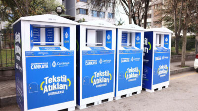 Ankara'da Çankaya Belediyesi, çevre dostu geri dönüşüm projelerine bir yenisini
