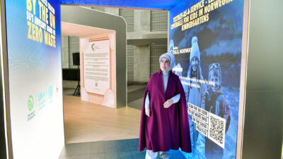 Cumhurbaşkanı Recep Tayyip Erdoğan’ın eşi Emine Erdoğan, BM'nin 30 Mart