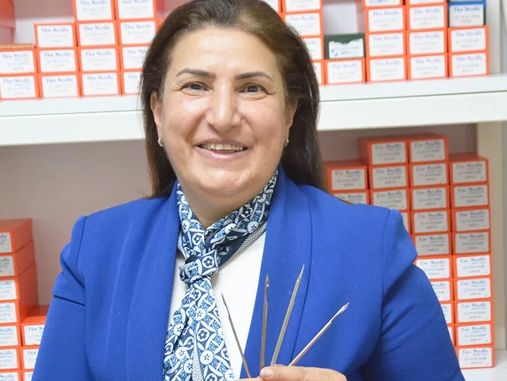 Sektörde "İnneci Ayşe" olarak tanınan Ateks Yönetim Kurulu Başkanı Ayşe