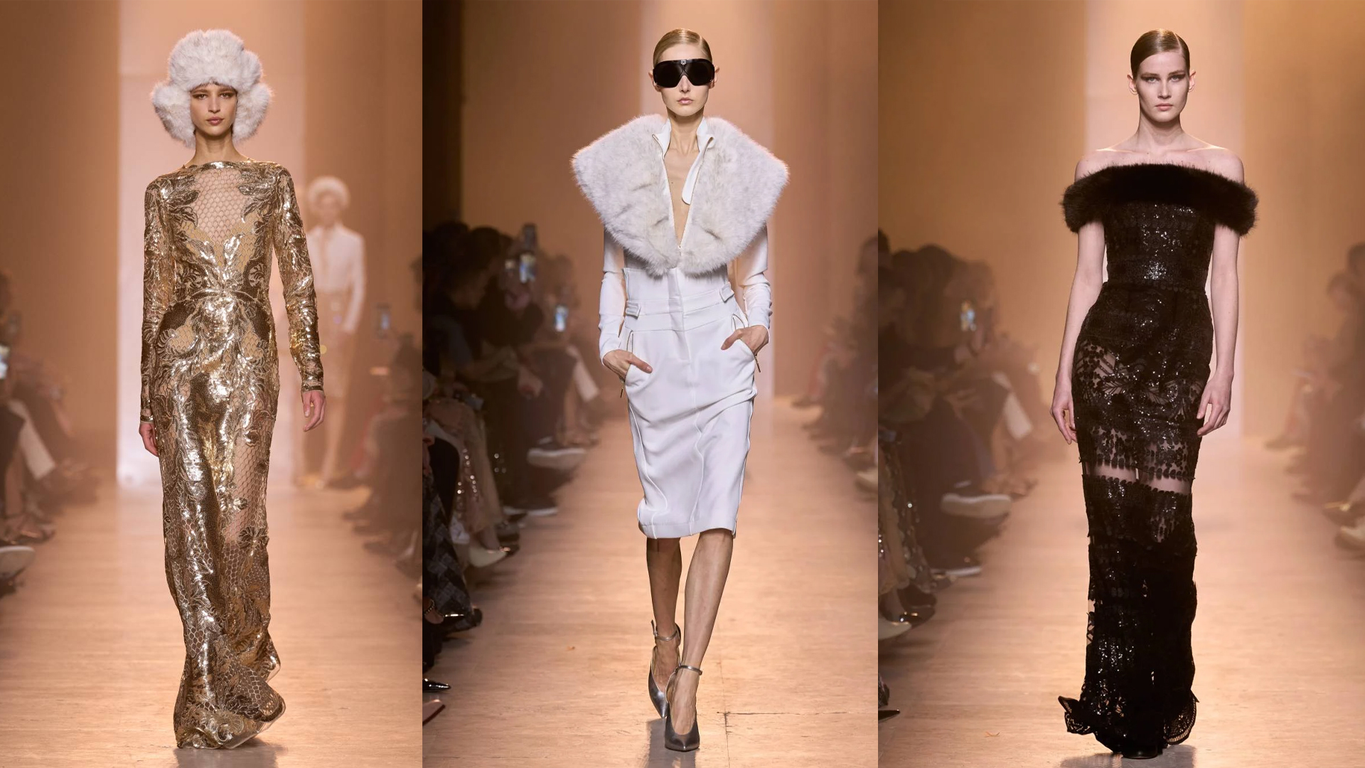 Elie Saab'ın 2025-2026 Sonbahar-Kış hazır giyim koleksiyonunda Alplerin zarafeti, dünyaca