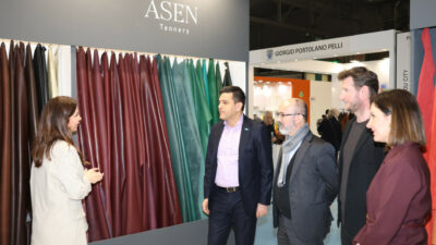 Türk deri sektörü Milano'da düzenlenen Lineapelle Fuarına güçlü katılım sergiledi.