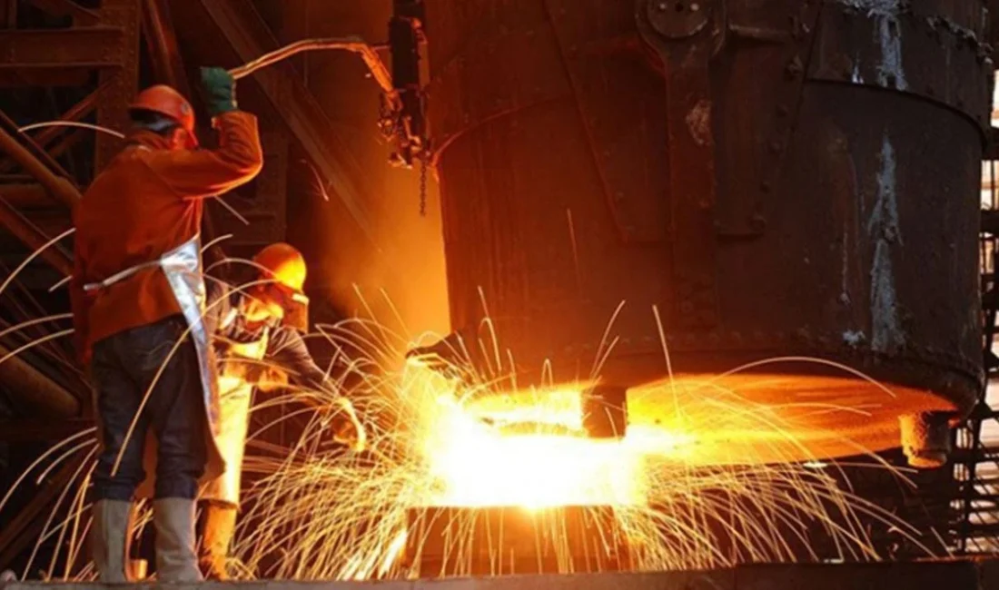 Sanayi üretimi ocakta aylık bazda yüzde 2,3 daralırken, yıllık bazda