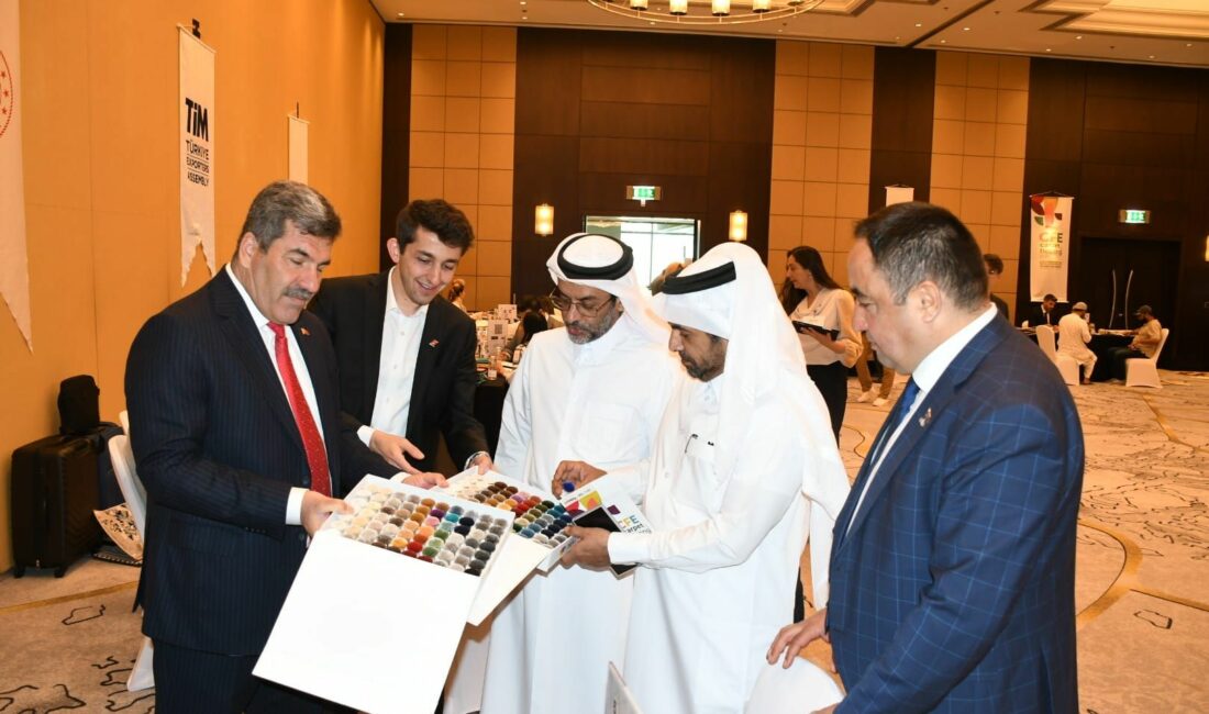 Gaziantepli halıcılar, Birleşik Arap Emirlikleri ziyaretinin ardından Katar’a yönelerek tanıtım