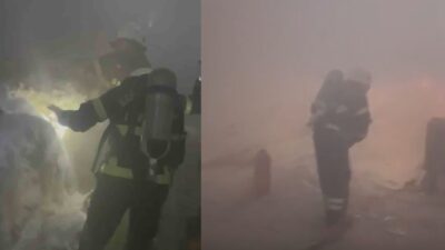 Kahramanmaraş'taki bir tekstil fabrikasında çıkan yangında büyük hasar meydana geldi.