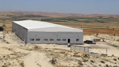 Mardin'in Mazıdağı ilçesinde kayyum döneminde yaklaşık yüzde 80'i tamamlanan tekstil