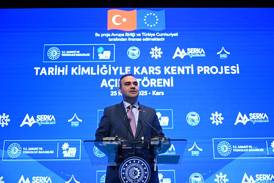 Sanayi ve Teknoloji Bakanı Mehmet Fatih Kacır, Kars'ta kurulan iki