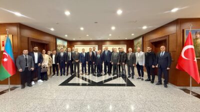 Trabzonlu tekstil ve ayakkabı üreticilerinin Bakü’deki temasları, Türk mallarının bölgedeki