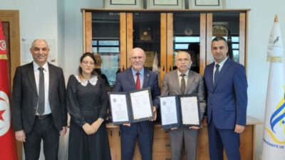 Uşak Üniversitesi Rektörü Prof. Dr. Ekrem Savaş, Tunus Monastir Üniversitesi