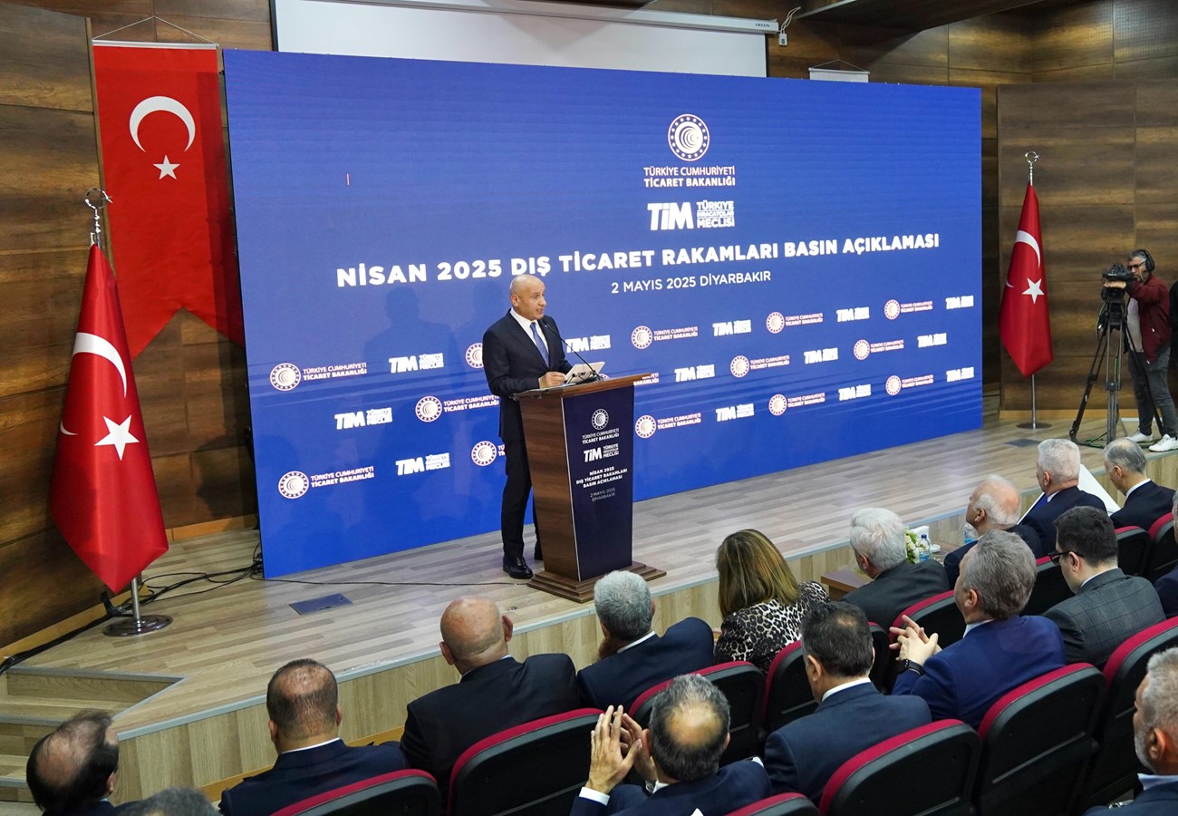 2025 Nisan ayı ihracat rakamlarının açıklandığı toplantıda konuşan Türkiye İhracatçılar