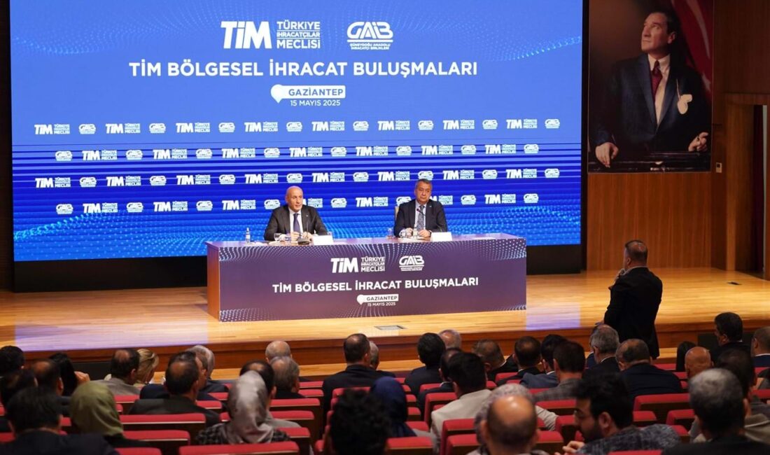 Türkiye İhracatçılar Meclisi (TİM) tarafından düzenlenen “TİM Bölgesel İhracatçı Buluşmaları”