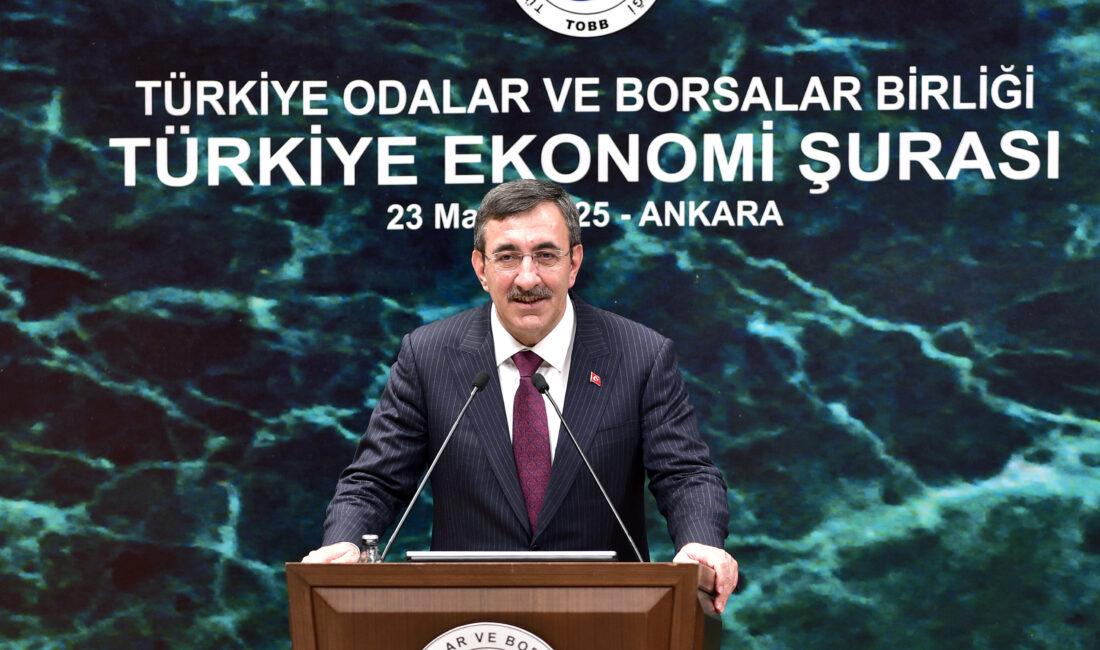 TOBB Ekonomi Şurasının açılışında konuşan Cumhurbaşkanı Yardımcısı Cevdet Yılmaz, mevcut