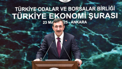 TOBB Ekonomi Şurasının açılışında konuşan Cumhurbaşkanı Yardımcısı Cevdet Yılmaz, mevcut