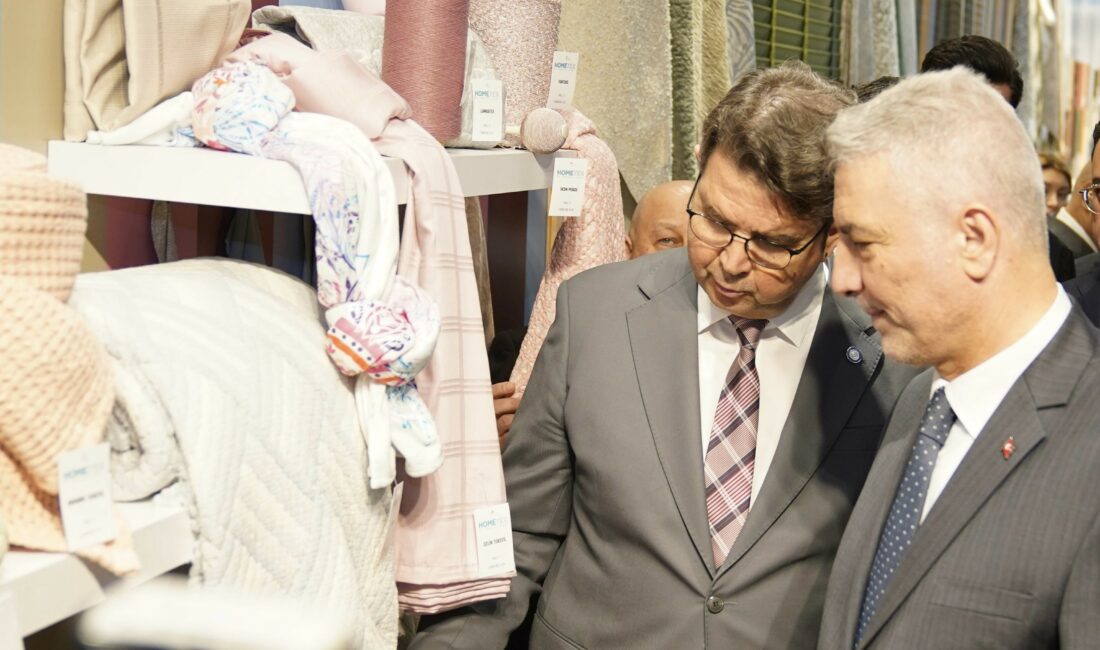 İstanbul Fuar Merkezinde devam eden Hometex 2025 Fuarında Denizli'den 94