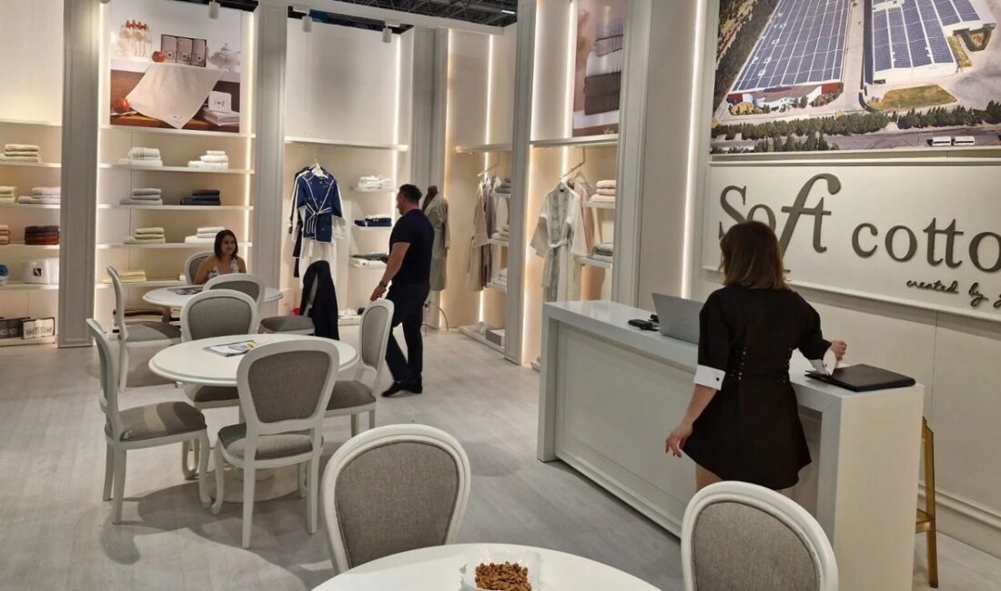 Denizli merkezli Gökhan Tekstil, HOMETEX Ev Tekstili Fuarı’nda yüzde 100 Ege