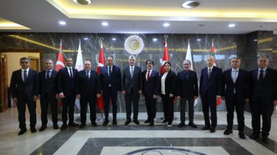 Türkiye Giyim Sanayicileri Derneği (TGSD) Müşterek Başkanları Toygar Narbay ve Dr. Ümit Özüren,