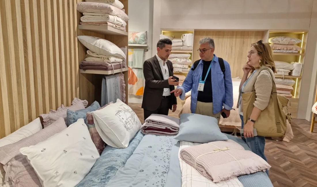 İstanbul HOMETEX Fuarı’nda ürünleriyle dikkat çeken Bahar Tekstil, Kuzey Avrupa,