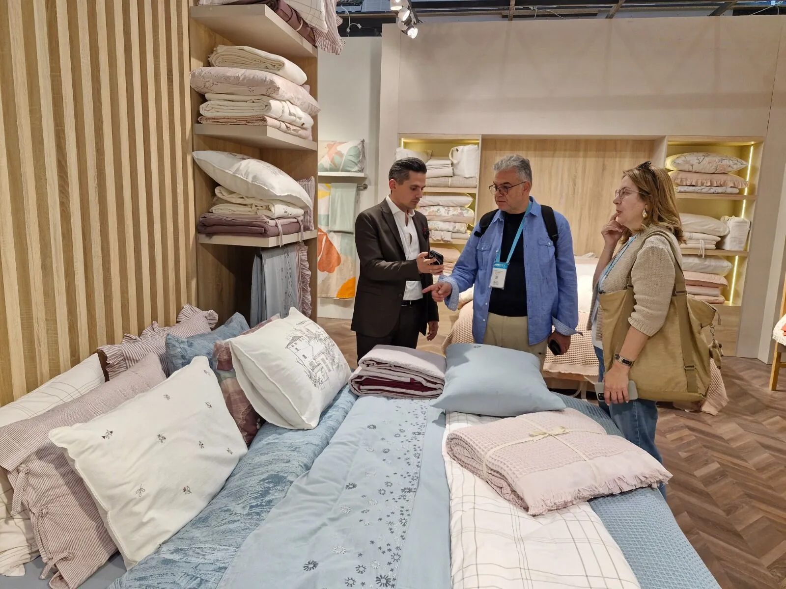 İstanbul HOMETEX Fuarı’nda ürünleriyle dikkat çeken Bahar Tekstil, Kuzey Avrupa,