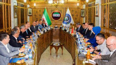  Şam ve Kırsalı Sanayi Odası Başkanı Eymen Mevlevi ile oda