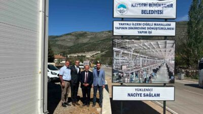 Kayseri Büyükşehir Belediyesi, Yahyalı ilçesindeki eski hangar yapısını modern bir
