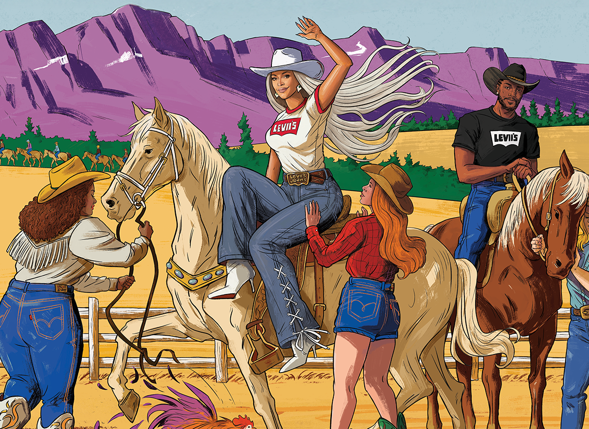 Levi’s® markası, global ikon Beyoncé ile iş birliği kapsamında BEYONCÉ