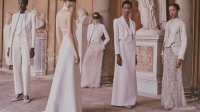 Roma’daki Villa Albani Torlonia bahçelerinde düzenlenen Dior defilesi, haute couture