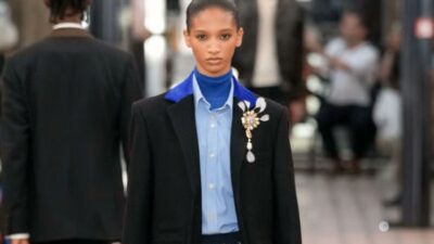 Grace Wales Bonner, Paris’in tarihi Lycée Henry-IV kütüphanesinde düzenlediği son defilesiyle moda
