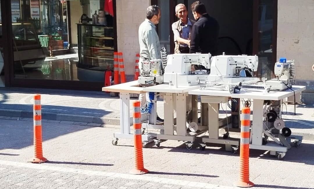  Afyonkarahisar'ın Bolvadin ilçesinde yapımı devam eden tekstil fabrikası, ilçe