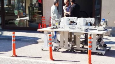  Afyonkarahisar'ın Bolvadin ilçesinde yapımı devam eden tekstil fabrikası, ilçe