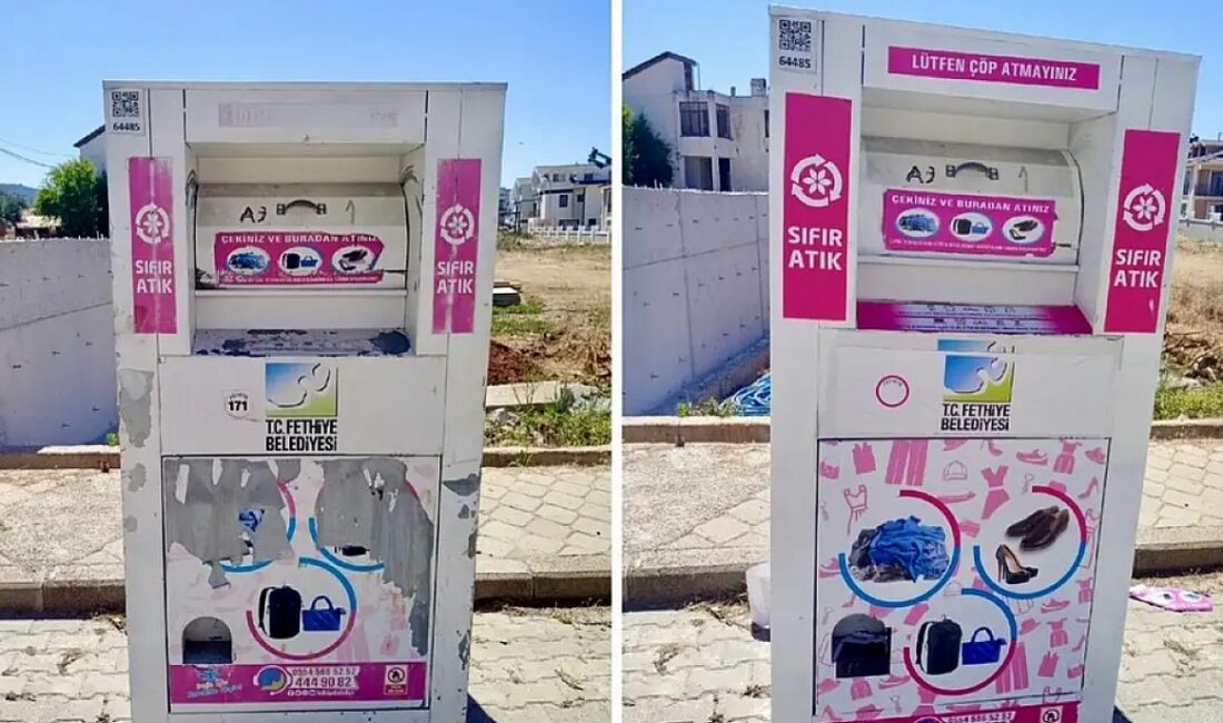 Muğla'nın Fethiye ilçesinde Fethiye Belediyesi, her yıl milyonlarca ton tekstil