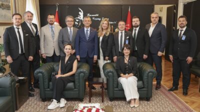 Ankara'da temaslarda bulunan Denizli Tekstil ve Giyim Sanayicileri Derneği (DETGİS)