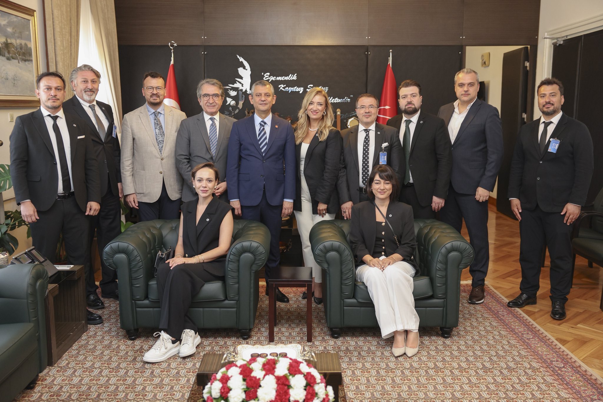 Ankara'da temaslarda bulunan Denizli Tekstil ve Giyim Sanayicileri Derneği (DETGİS)