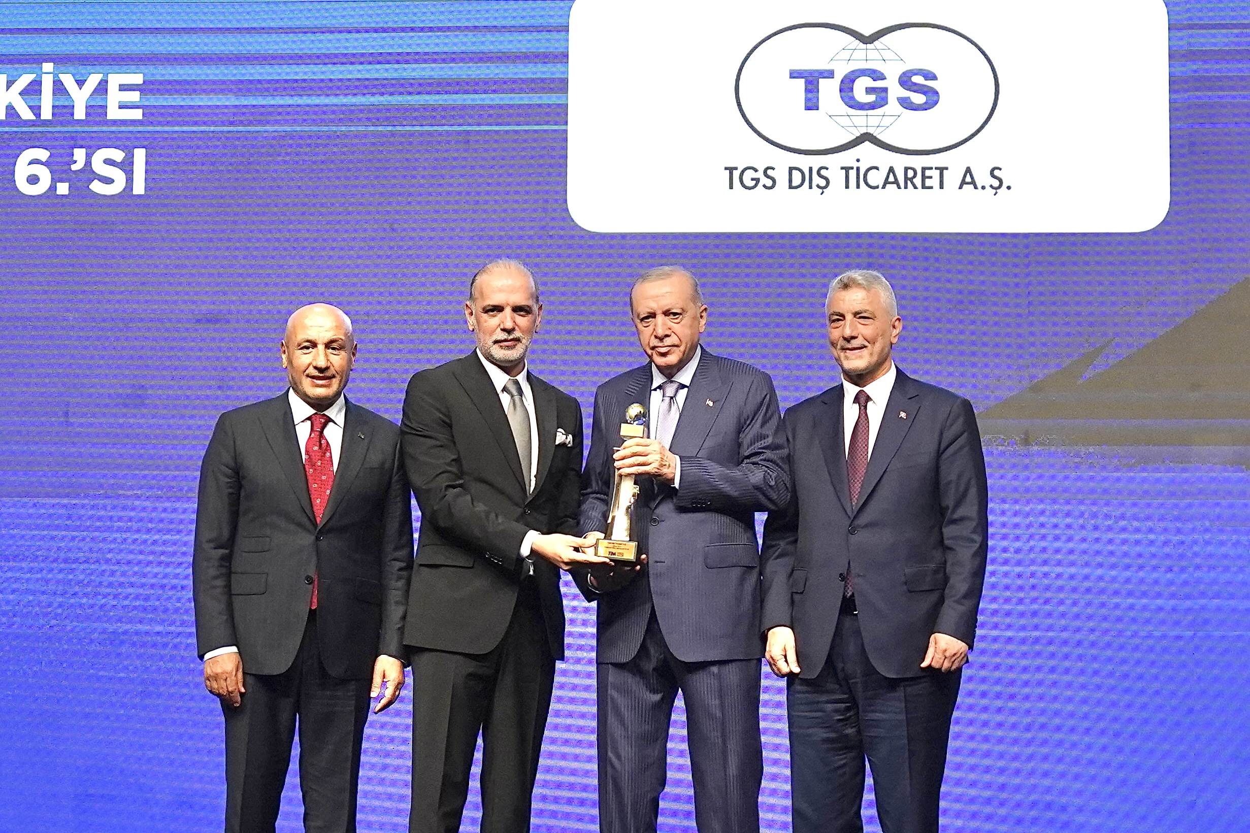 2024 yılında ihracatta gösterdiği performansla Türkiye 6'ncısı olan TGS Dış